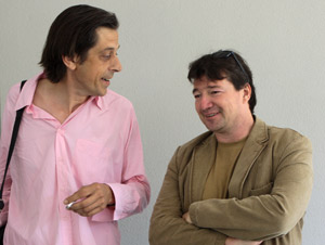Pedro Lenz und Egyd Gstättner (Foto ORF/Johannes Puch)
