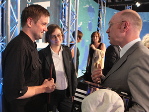 Markus Orths, Daniela Strigl, Burkhard Spinnen (Foto ORF/Johannes Puch)