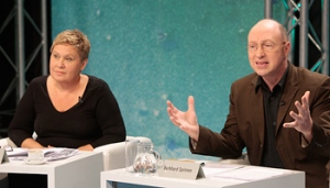 Karin Fleischanderl, Burkhard Spinnen (Bild: ORF/Johannes Puch)
