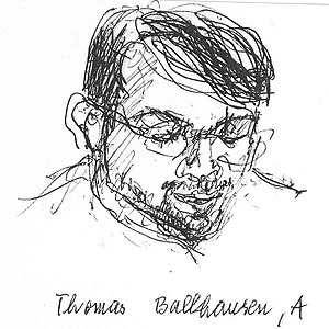 Thomas Ballhausen Skizze von Annelore Reski