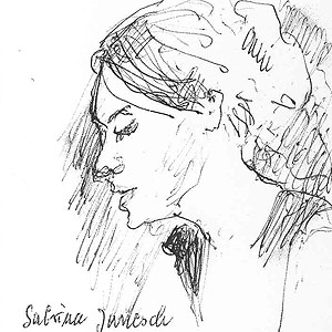 Sabrina Janesch (Skizze: Annelore Reski)