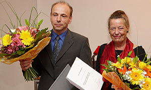 Die Preisträger (Bild: Johannes Puch): Heinrich Eisterer und Nelleke van Maaren