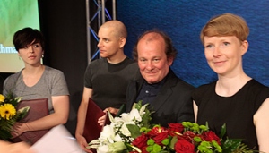 v.l. Dorothee Elmiger, Aleks Scholz, Peter Wawerzinek, Judith Zander (Bild: Johannes Puch)