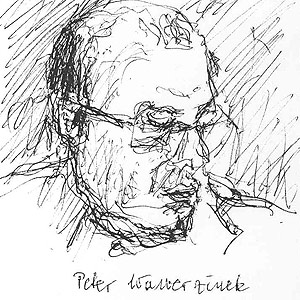 Peter Wawerzinek (Skizze: Annelore Reski)
