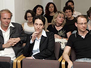 Teilnehmer am Klagenfurter Literaturkurs 2005 (Bild: Johannes Puch)