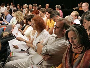 Publikum während der Lesungen (TDDL 2005, Bild: Johannes Puch)