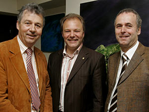 Willy Mitsche, Albert Gunzer, Heimo Strempfl (Bild: Johannes Puch)