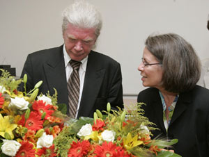 Translatio-Preisverleihung 2006, Mati Sirkel und Elisabeth Edl (Foto: Johannes Puch)