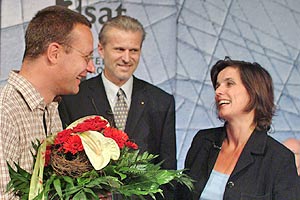 Arno Roß, Manfred Erian, Iris Radisch (Bild: ORF - Johannes Puch)