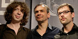 Thomas Stangl, Lutz Seiler, Jan Böttcher (Bild: Johannes Puch)